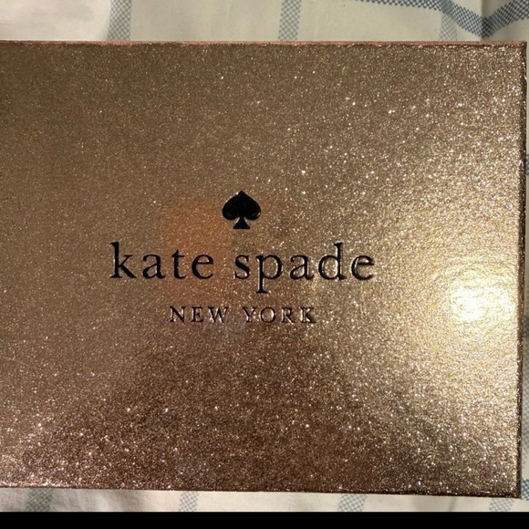 Kate Spade Black Glitter Card Holder - Picture 3 of 5